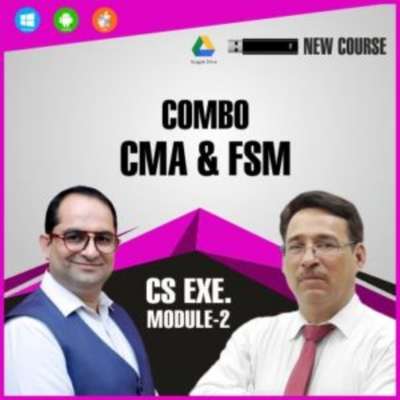 CS Executive Group 2 Combo- Corporate and Management Accounting and Financial Management and Strategic Management (CMA & FSM)